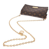 LOUIS VUITTON ルイヴィトン モノグラム ウォレットオンチェーンリリー ブラウン M82509 レディース モノグラムキャンバス ショルダーバッグ ABランク 中古 銀蔵
