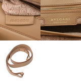 BVLGARI ブルガリ 2WAY ハンドバッグ ベージュ レディース レザー ハンドバッグ ABランク 中古 銀蔵