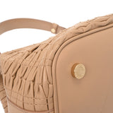 BVLGARI ブルガリ 2WAY ハンドバッグ ベージュ レディース レザー ハンドバッグ ABランク 中古 銀蔵