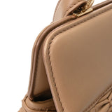 BVLGARI ブルガリ 2WAY ハンドバッグ ベージュ レディース レザー ハンドバッグ ABランク 中古 銀蔵
