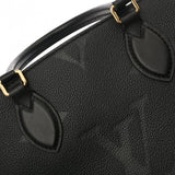 LOUIS VUITTON ルイヴィトン モノグラムアンプラント オンザゴー PM 2WAY ノワール M45653 レディース レザー ハンドバッグ Aランク 中古 銀蔵