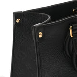 LOUIS VUITTON ルイヴィトン モノグラムアンプラント オンザゴー PM 2WAY ノワール M45653 レディース レザー ハンドバッグ Aランク 中古 銀蔵