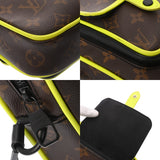 LOUIS VUITTON ルイヴィトン モノグラムマカサー クリストファー ウエアラブルウォレット ネオンイエロー M80793 メンズ モノグラムマカサー ショルダーバッグ ABランク 中古 銀蔵