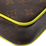 LOUIS VUITTON ルイヴィトン モノグラムマカサー クリストファー ウエアラブルウォレット ネオンイエロー M80793 メンズ モノグラムマカサー ショルダーバッグ ABランク 中古 銀蔵