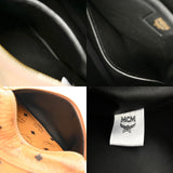 MCM エムシーエム Stark サイドスタッズ バックパック コニャック MMKEAVE15C0001 レディース レザー リュック・デイパック Aランク 中古 銀蔵