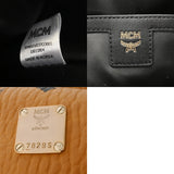 MCM エムシーエム Stark サイドスタッズ バックパック コニャック MMKEAVE15C0001 レディース レザー リュック・デイパック Aランク 中古 銀蔵