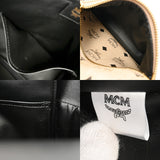 MCM エムシーエム Stark サイドスタッズ バックパック ベージュ MMKEAVE15IG001 レディース レザー リュック・デイパック ABランク 中古 銀蔵