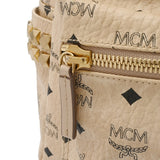 MCM エムシーエム Stark サイドスタッズ バックパック ベージュ MMKEAVE15IG001 レディース レザー リュック・デイパック ABランク 中古 銀蔵