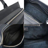 SAINT LAURENT サンローラン カバリヴゴーシュ 2WAY ネイビー 400413 レディース レザー ハンドバッグ ABランク 中古 銀蔵
