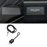 SAINT LAURENT サンローラン カバリヴゴーシュ 2WAY ネイビー 400413 レディース レザー ハンドバッグ ABランク 中古 銀蔵
