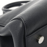 SAINT LAURENT サンローラン カバリヴゴーシュ 2WAY ネイビー 400413 レディース レザー ハンドバッグ ABランク 中古 銀蔵