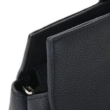 SAINT LAURENT サンローラン カバリヴゴーシュ 2WAY ネイビー 400413 レディース レザー ハンドバッグ ABランク 中古 銀蔵