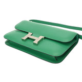 HERMES エルメス コンスタンスエラン ミロワール ミント W刻印(2024年頃) レディース シェーブル ショルダーバッグ Aランク 中古 銀蔵