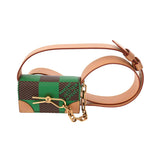 LOUIS VUITTON ルイヴィトン ダミエポップ ミクロスティーマ 2024年春夏 グリーン N40537 メンズ ダミエポップキャンバス ショルダーバッグ ABランク 中古 銀蔵