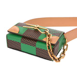 LOUIS VUITTON ルイヴィトン ダミエポップ ミクロスティーマ 2024年春夏 グリーン N40537 メンズ ダミエポップキャンバス ショルダーバッグ ABランク 中古 銀蔵