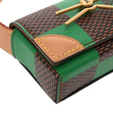 LOUIS VUITTON ルイヴィトン ダミエポップ ミクロスティーマ 2024年春夏 グリーン N40537 メンズ ダミエポップキャンバス ショルダーバッグ ABランク 中古 銀蔵