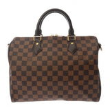 LOUIS VUITTON ルイヴィトン ダミエ スピーディバンドリエール 30 エベヌ N40590 レディース ダミエキャンバス ハンドバッグ Aランク 中古 銀蔵
