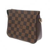 LOUIS VUITTON ルイヴィトン ダミエ トゥルースメイクアップ ブラウン N51982 レディース ダミエキャンバス アクセサリーポーチ ABランク 中古 銀蔵
