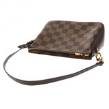 LOUIS VUITTON ルイヴィトン ダミエ トゥルースメイクアップ ブラウン N51982 レディース ダミエキャンバス アクセサリーポーチ ABランク 中古 銀蔵