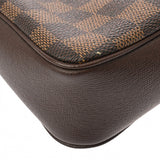 LOUIS VUITTON ルイヴィトン ダミエ トゥルースメイクアップ ブラウン N51982 レディース ダミエキャンバス アクセサリーポーチ ABランク 中古 銀蔵