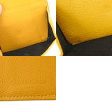 BALENCIAGA バレンシアガ ペーパーミニウォレット イエロー 391446 レディース レザー 三つ折り財布 ABランク 中古 銀蔵