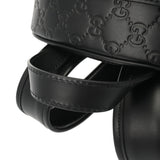 GUCCI グッチ バックパック グッチシマ ブラック 450967 メンズ レザー ナイロン リュック・デイパック Aランク 中古 銀蔵