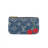 LOUIS VUITTON ルイヴィトン モノグラムチェリー ポシェットクレ 村上隆コラボ ブラウン M14938 ユニセックス モノグラムチェリーデニム コインケース Aランク 中古 銀蔵
