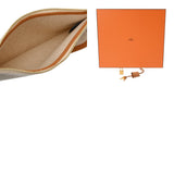 HERMES エルメス エールバッグ ジップ PM エクリュ/ゴールド W刻印(2024年頃) レディース トワルGM/ヴァッシュハンター 2WAYバッグ Aランク 中古 銀蔵