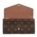 LOUIS VUITTON ルイヴィトン モノグラム ポルトフォイユ サラ ブラウン M60531 レディース モノグラムキャンバス 長財布 Aランク 中古 銀蔵