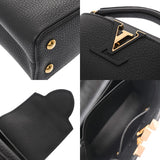 LOUIS VUITTON ルイヴィトン カプシーヌ MINI ノワール M24729 レディース トリヨンレザー ハンドバッグ Aランク 中古 銀蔵