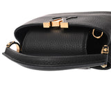 LOUIS VUITTON ルイヴィトン カプシーヌ MINI ノワール M24729 レディース トリヨンレザー ハンドバッグ Aランク 中古 銀蔵