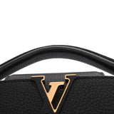 LOUIS VUITTON ルイヴィトン カプシーヌ MINI ノワール M24729 レディース トリヨンレザー ハンドバッグ Aランク 中古 銀蔵