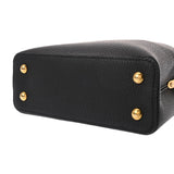 LOUIS VUITTON ルイヴィトン カプシーヌ MINI ノワール M24729 レディース トリヨンレザー ハンドバッグ Aランク 中古 銀蔵