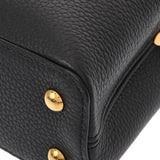 LOUIS VUITTON ルイヴィトン カプシーヌ MINI ノワール M24729 レディース トリヨンレザー ハンドバッグ Aランク 中古 銀蔵