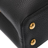 LOUIS VUITTON ルイヴィトン カプシーヌ MINI ノワール M24729 レディース トリヨンレザー ハンドバッグ Aランク 中古 銀蔵
