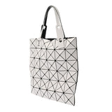 BAO BAO バオバオ BAOBAO ISSEY MIYAKE ルーセント ホワイト BB21-AG053-01 レディース PVC トートバッグ Aランク 中古 銀蔵