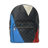 LOUIS VUITTON ルイヴィトン ダミエコバルト ジョッシュ アメリカズカップ2017 ネイビー N41612 メンズ ダミエキャンバス リュック・デイパック Bランク 中古 銀蔵