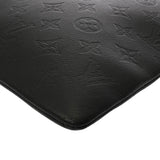 LOUIS VUITTON ルイヴィトン モノグラムシャドウ ポシェット ディスカバリー ブラック M62903 メンズ レザー クラッチバッグ ABランク 中古 銀蔵