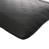 LOUIS VUITTON ルイヴィトン モノグラムシャドウ ポシェット ディスカバリー ブラック M62903 メンズ レザー クラッチバッグ ABランク 中古 銀蔵