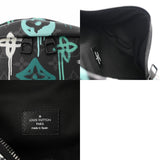 LOUIS VUITTON ルイヴィトン モノグラムエクリプスグラフィティ ディスカバリー バムバッグ PM ブラック M21397 メンズ モノグラムキャンバス ボディバッグ Aランク 中古 銀蔵