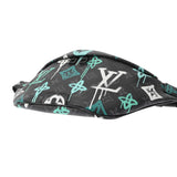LOUIS VUITTON ルイヴィトン モノグラムエクリプスグラフィティ ディスカバリー バムバッグ PM ブラック M21397 メンズ モノグラムキャンバス ボディバッグ Aランク 中古 銀蔵