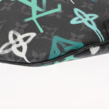 LOUIS VUITTON ルイヴィトン モノグラムエクリプスグラフィティ ディスカバリー バムバッグ PM ブラック M21397 メンズ モノグラムキャンバス ボディバッグ Aランク 中古 銀蔵