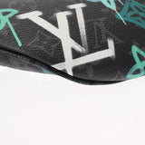 LOUIS VUITTON ルイヴィトン モノグラムエクリプスグラフィティ ディスカバリー バムバッグ PM ブラック M21397 メンズ モノグラムキャンバス ボディバッグ Aランク 中古 銀蔵