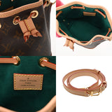 LOUIS VUITTON ルイヴィトン アニモグラム ナノノエ 二コラジェスキエール×Sun Yitian ブラウン M11305 レディース モノグラムキャンバス ショルダーバッグ Aランク 中古 銀蔵