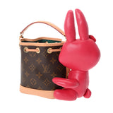 LOUIS VUITTON ルイヴィトン アニモグラム ナノノエ 二コラジェスキエール×Sun Yitian ブラウン M11305 レディース モノグラムキャンバス ショルダーバッグ Aランク 中古 銀蔵