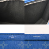LOUIS VUITTON ルイヴィトン タイガラマ ガストン ウェアラブル ウォレット ブルー M83099 メンズ レザー ショルダーバッグ Aランク 中古 銀蔵