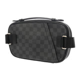 LOUIS VUITTON ルイヴィトン ダミエグラフィット アンブレール ブラック N41289 メンズ ダミエキャンバス ボディバッグ ABランク 中古 銀蔵