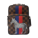LOUIS VUITTON ルイヴィトン ダミエサバンナ アマゾン チェップマンブラザーズ ブラウン N42703 ユニセックス ダミエキャンバス ショルダーバッグ Aランク 中古 銀蔵