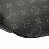 LOUIS VUITTON ルイヴィトン モノグラムエクリプス ディスカバリー バムバッグ ブラック M44336 メンズ モノグラムキャンバス ボディバッグ Aランク 中古 銀蔵