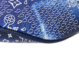 LOUIS VUITTON ルイヴィトン モノグラムバンダナ ディスカバリー バムバッグ PM ブルー系 M20587 メンズ レザー ボディバッグ Aランク 中古 銀蔵
